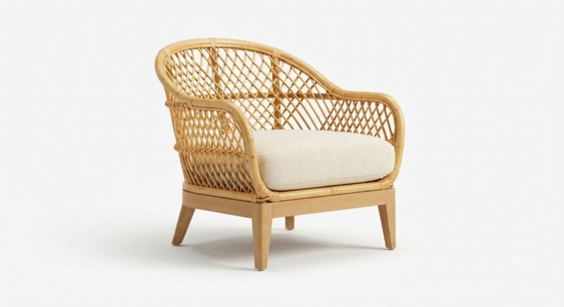 Cane Lounge Chair